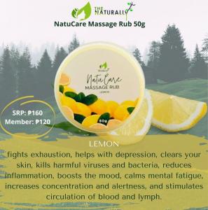 The Naturally NatuCare Massage Rub Lemon 50g