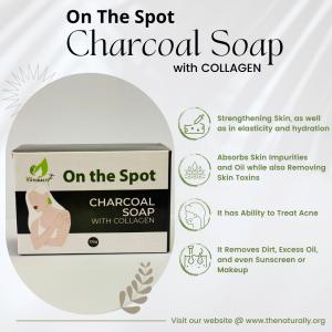 On The Spot Charcoal Soap with Collagen  135G